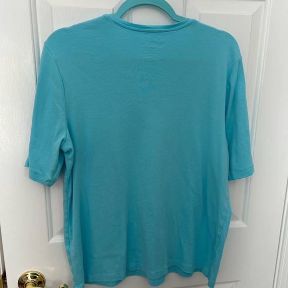 CHICOS size 3 (XL) Pima cotton top - Picture 3 of 3
